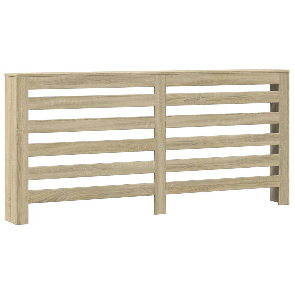 vidaXL Cubierta de radiador madera 175x20x82 cm Color Madera antigua,  Roble ahumado,  Roble y mas