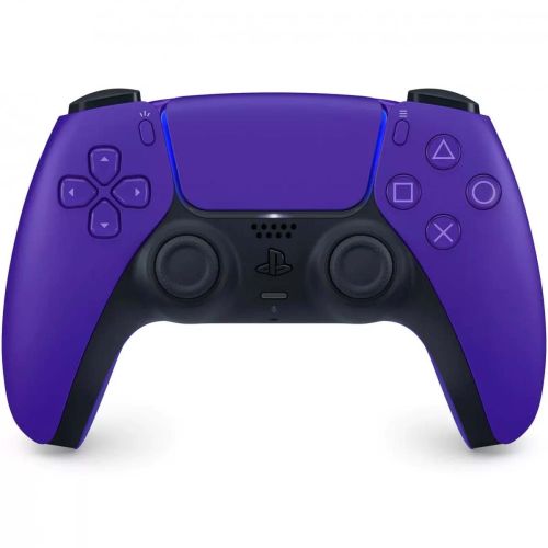 Sony PS5 DualSense Wireless Controller (OEM) Galactic Purple EU - Enhanced haptic feedback and adaptive triggers, built-in microphone, Bluetooth connectivity for Apple devices, compatible with PS5 and PS4 games, CE certified.
