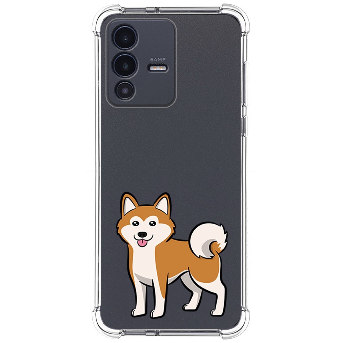 Funda Silicona Antigolpes para Vivo V23 5G diseño Perros 02 Dibujos