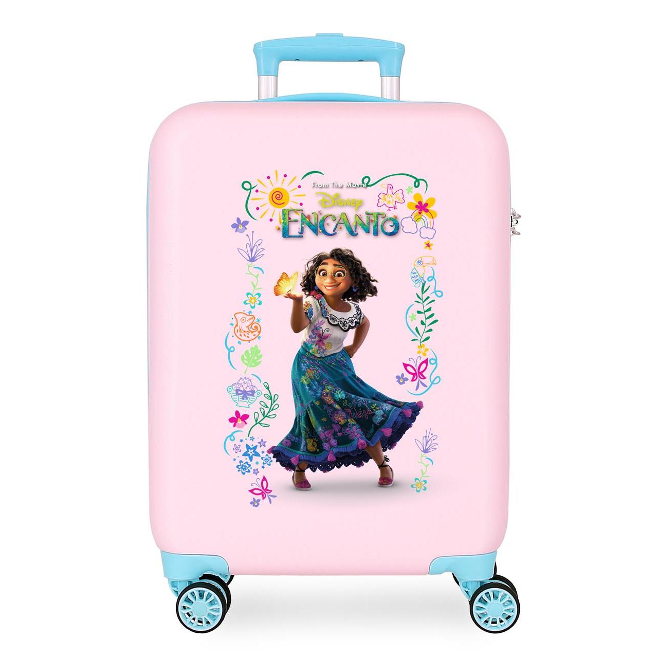 Disney Maleta De Cabina ABS Rígida Encanto Rosa