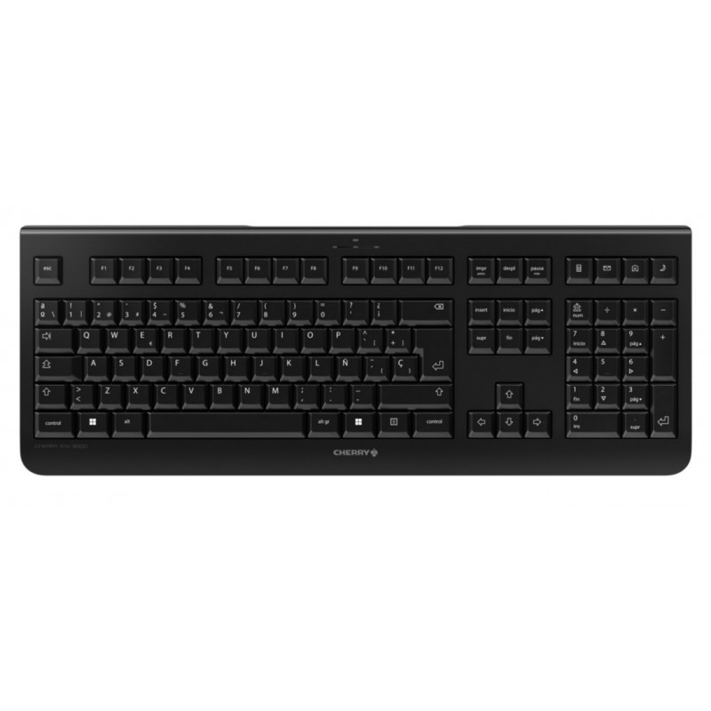 CHERRY - KW 3000 teclado Universal RF inalámbrico QWERTY Español Negro JK-3000ES-2