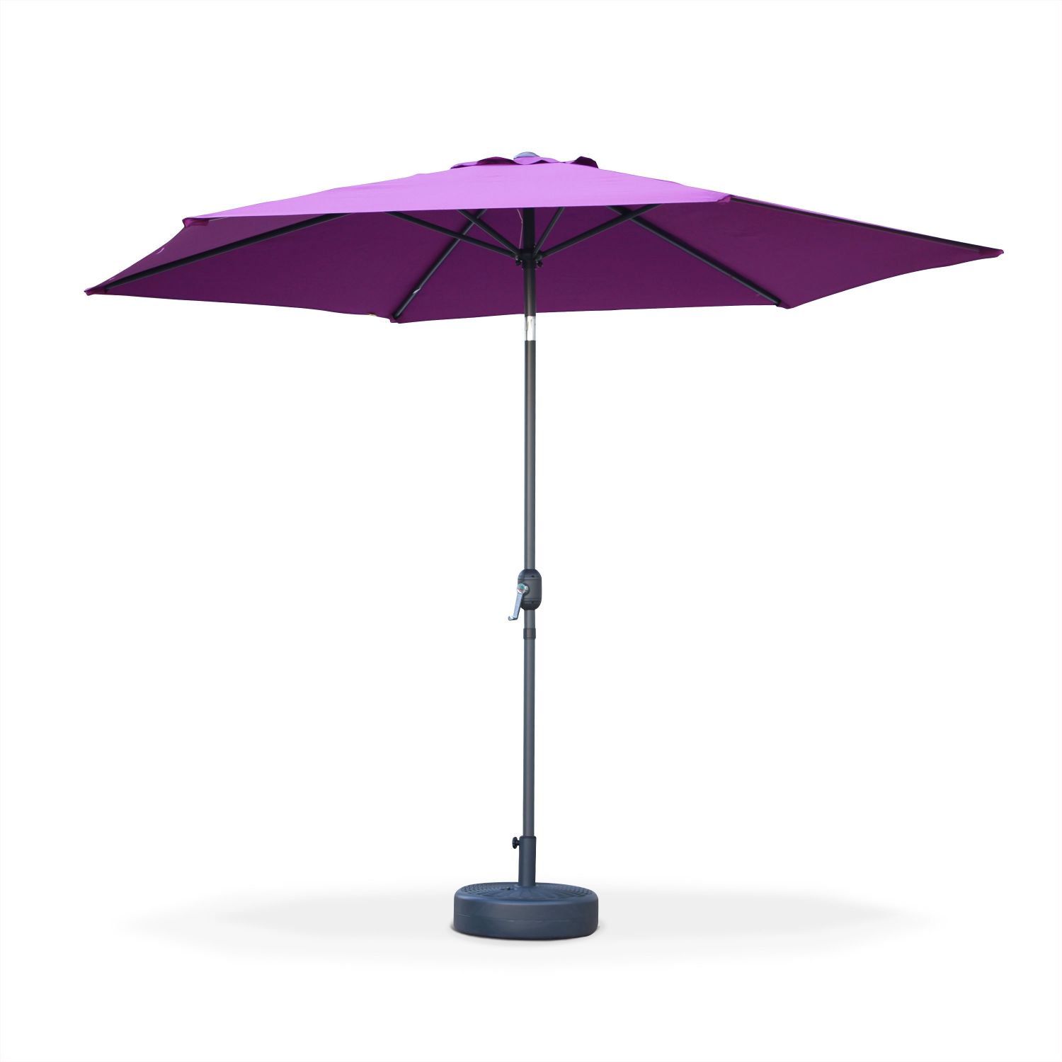 sweeek - Parasol redondo, 3x3m , Touquet , 294x294x243