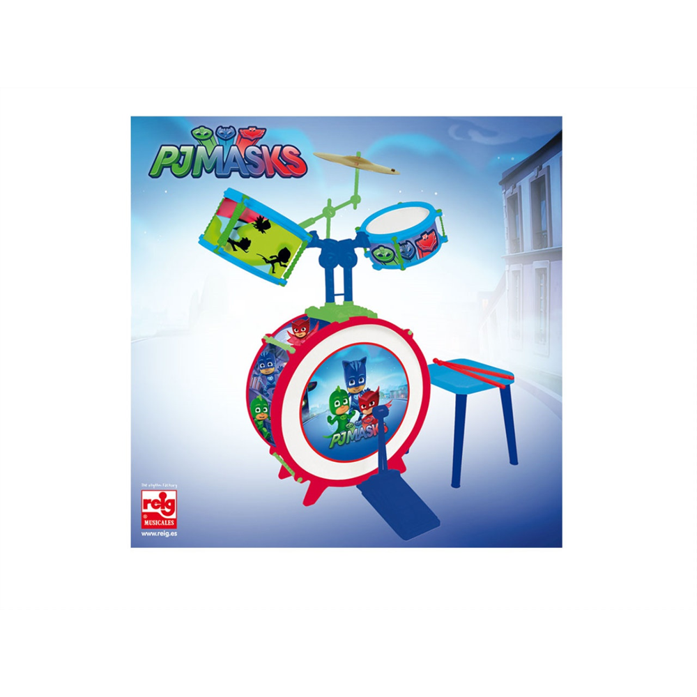 Batería Con Banqueta Pj Mask Reig (Pj masks 2861)