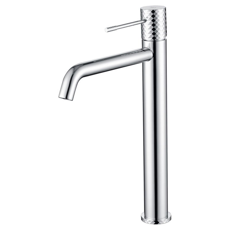 Imex Génova BDG053-3 grifo monomando caño alto lavabo latón cromado