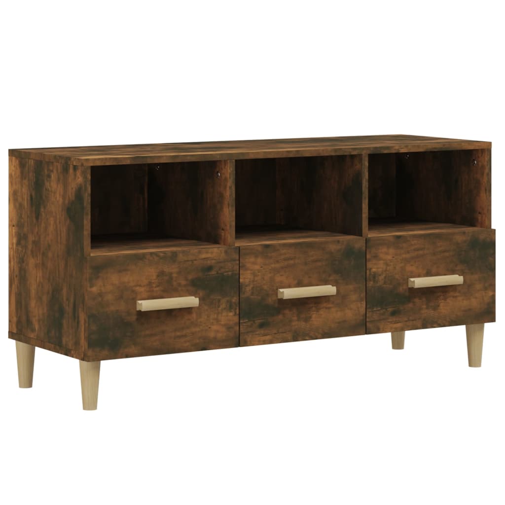 vidaXL Mueble de TV madera contrachapada 102x36x50 cm, Mueble de Salon, Mueble TV, Mueble TV salon, Mesa de TV, Mueble tele