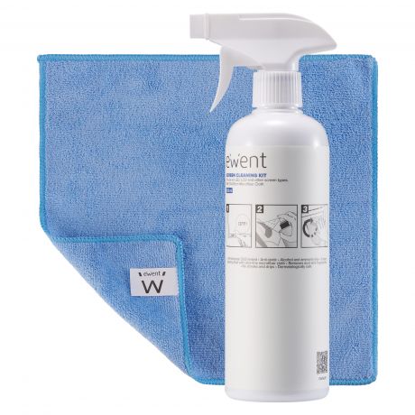 Ewent kit spray limpiador pantallas 500ml + paÃ±o microfibra