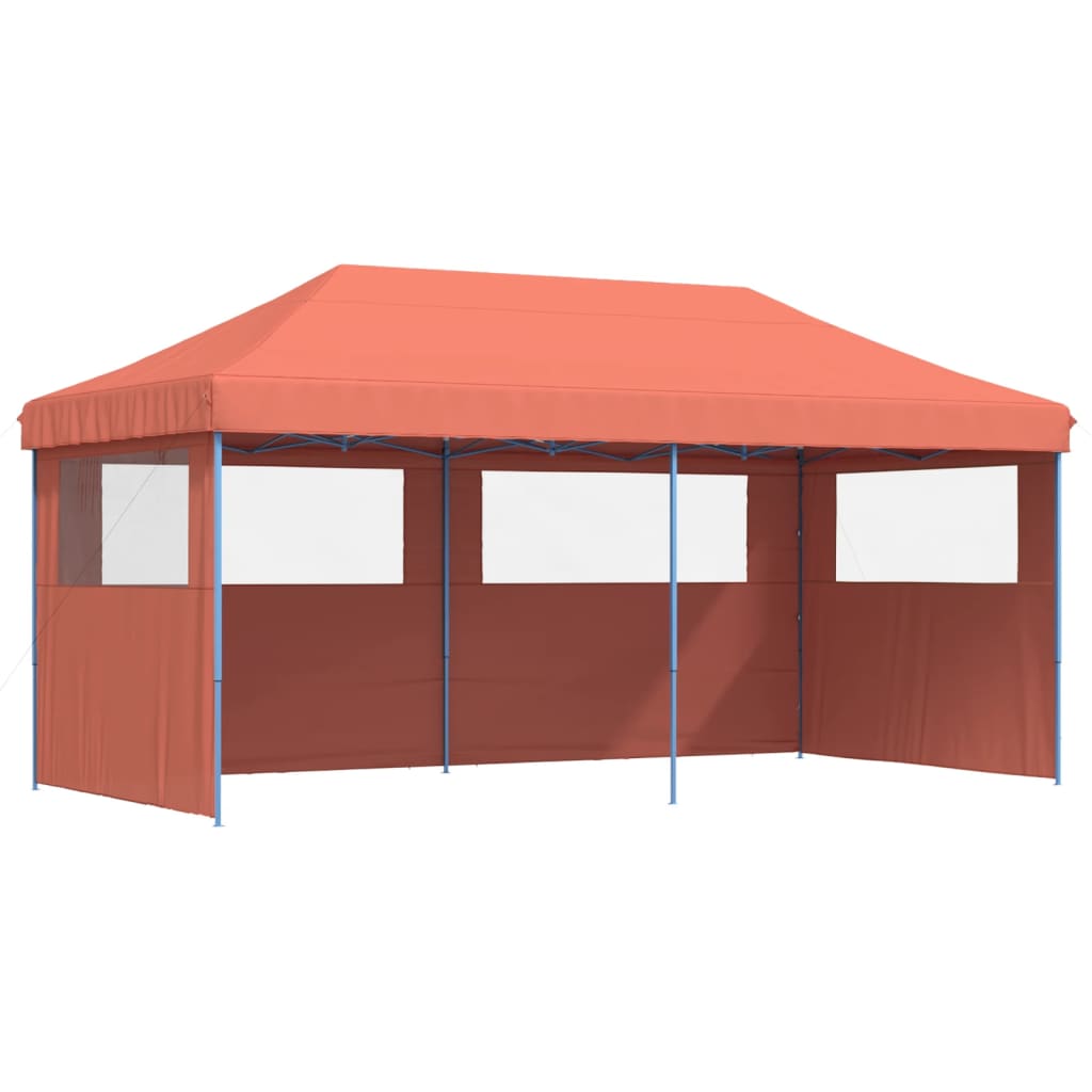 vidaXL Tienda de fiesta plegable Pop-Up 3 paredes laterales tienda Color Burdeos, Terracota, Beige y mas
