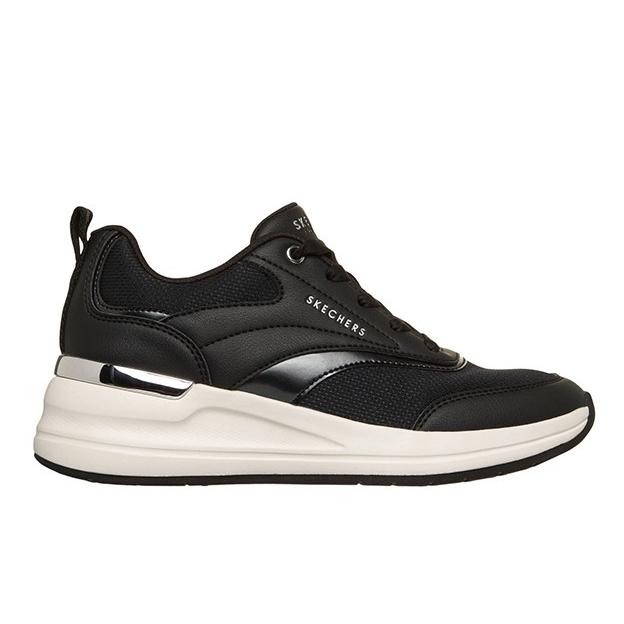 Deportivo Cuña Mujer Skechers 177342 Negro
