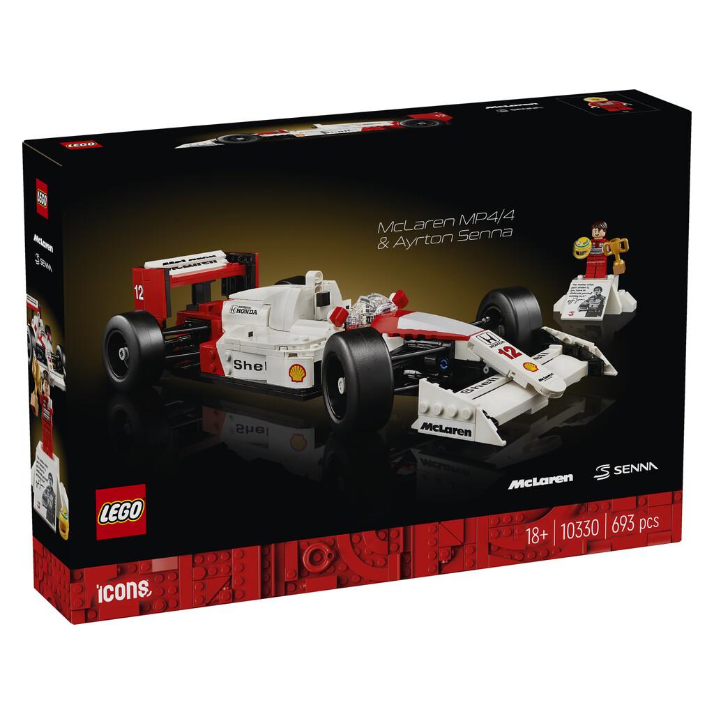 Lego Icons McLaren MP4/4 y Ayrton Senna 10330 Juguetes LEGO