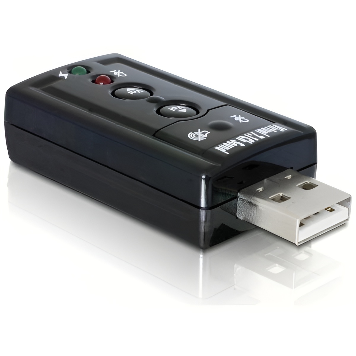 Tarjeta de Sonido Delock USB 7.1 | Sonido Envolvente 7.1