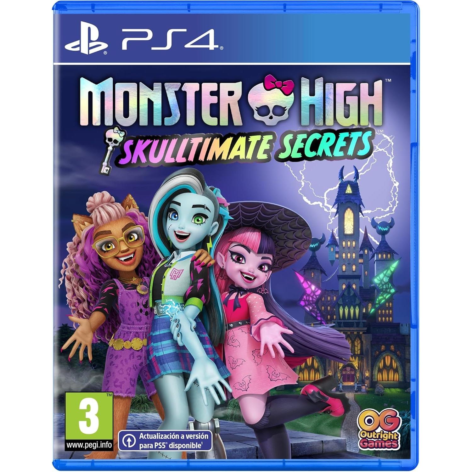 Monster High: Skulltimate Secrets Juego Fisico para Consola Sony PlayStation 4 [ PAL ESPAÑA ]