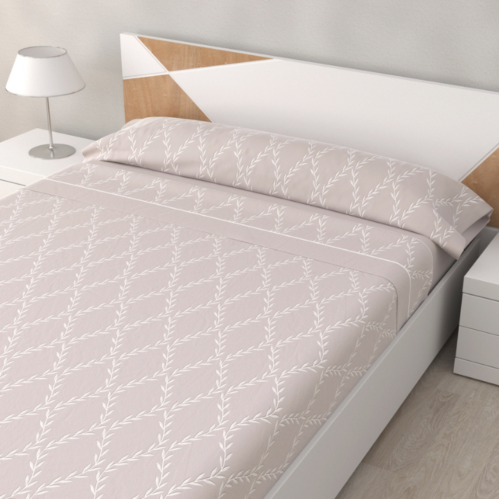 Juego de Sábanas Estampado de 3 Piezas para Cama 90/105/135/150 cm – Suaves, Frescas y Con Bajera Ajustable - 100% Poliéster - HMS