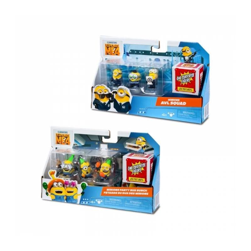 MINNION GRU MI VILLANO FAVORITO 4 PACK 4 FIGURAS