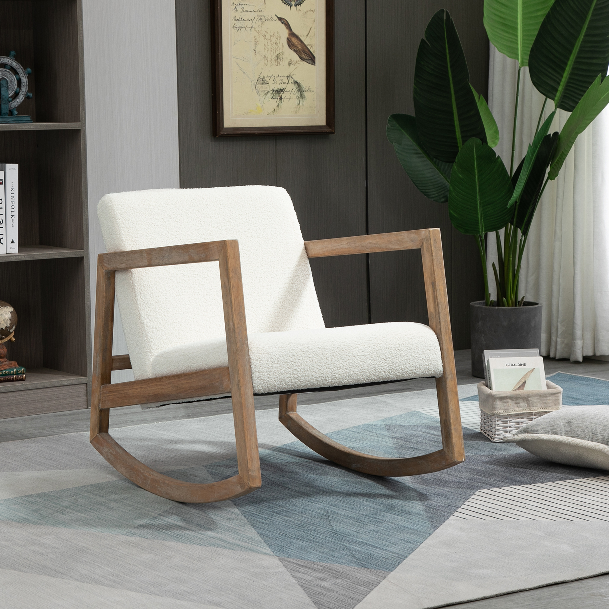 HOMCOM sillón individual sillón orejero butaca de salón moderno tapizado en  terciopelo con respaldo alto reposabrazos