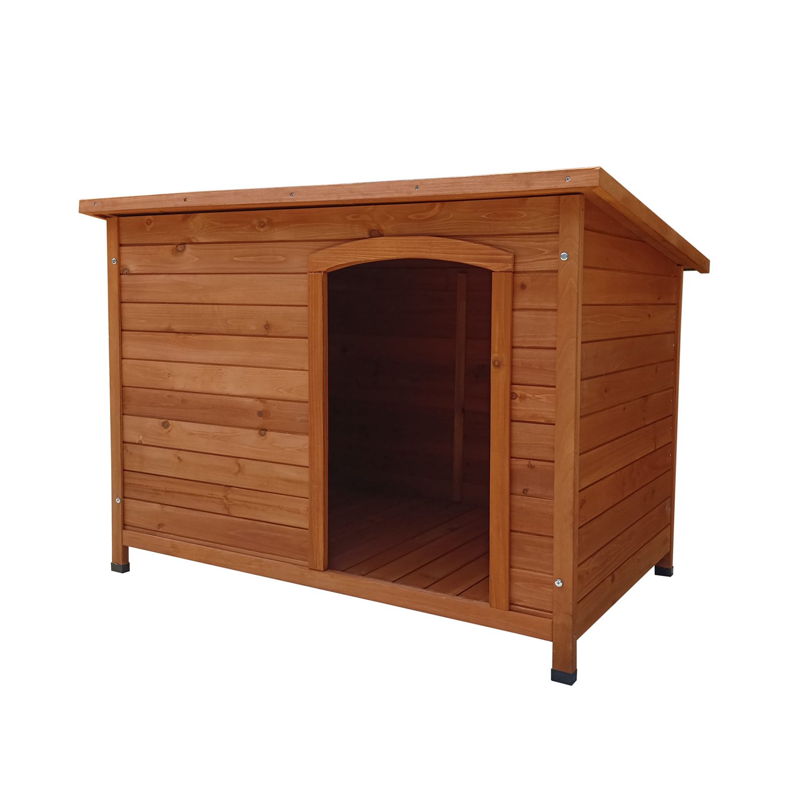 Gardiun Caseta de Perro Pequeño Gardiun Sugar 85x58x58 cm con Tejado a 1 Agua y Cubierta Asfáltica