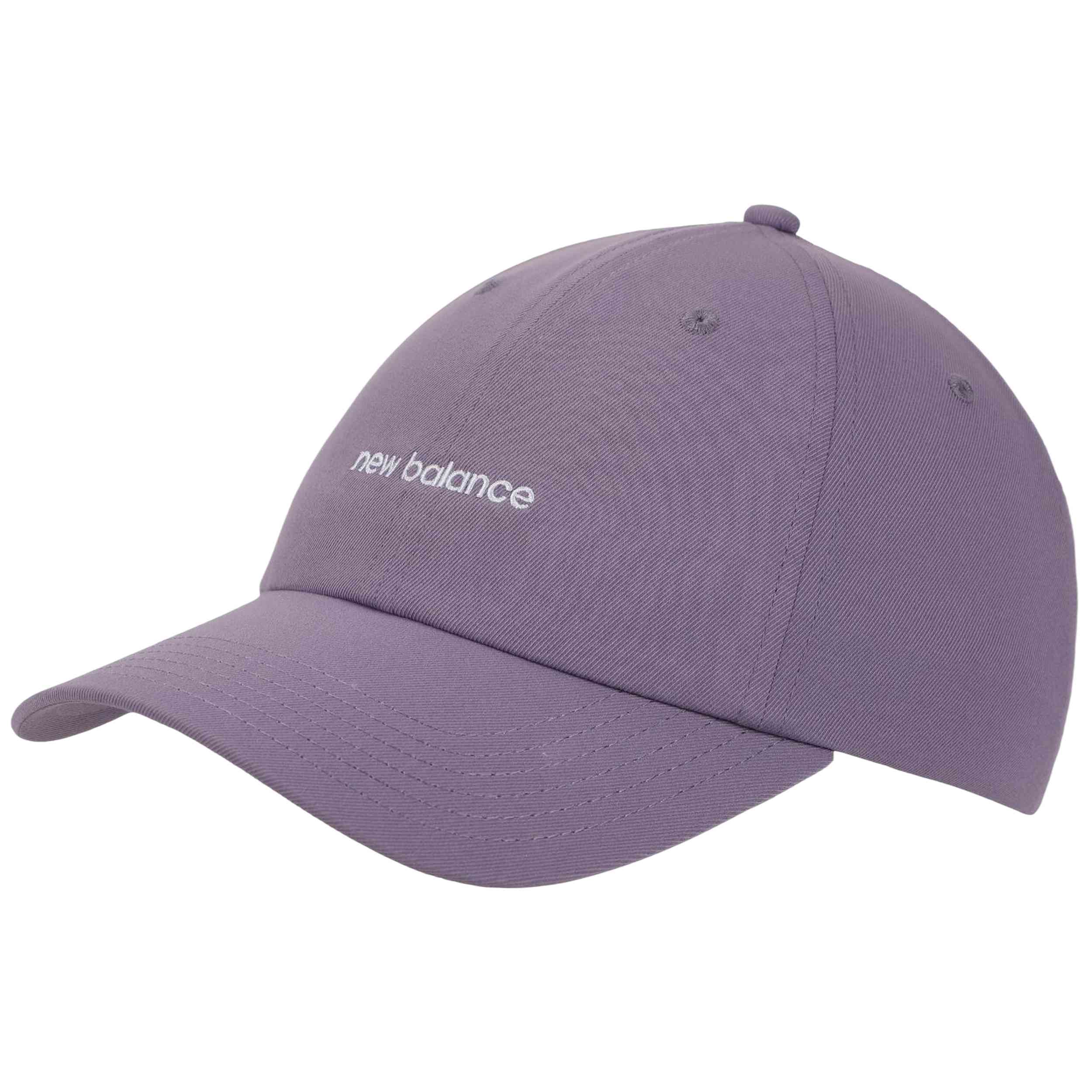 Gorra New Balance modelo Gorra New Balance 6 Panel Linear Logo lila mujer para hombre y mujer en color Morado