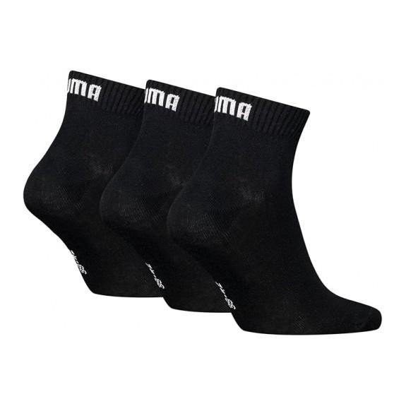 Calcetn PUMA QUARTER PLAIN 3P 701230337 200 Negro