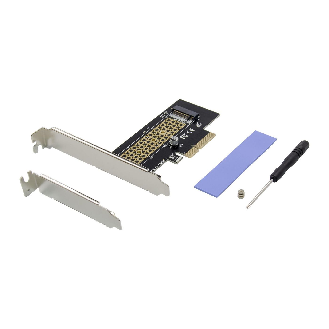 Microconnect Adaptador Pcie X4 M.2 Nvme SSD - Alta Velocidad de Transferencia