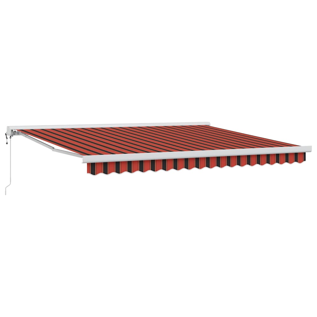 vidaXL Toldo Retráctil Poliéster y Acero 350 x 250 cm Multicolor