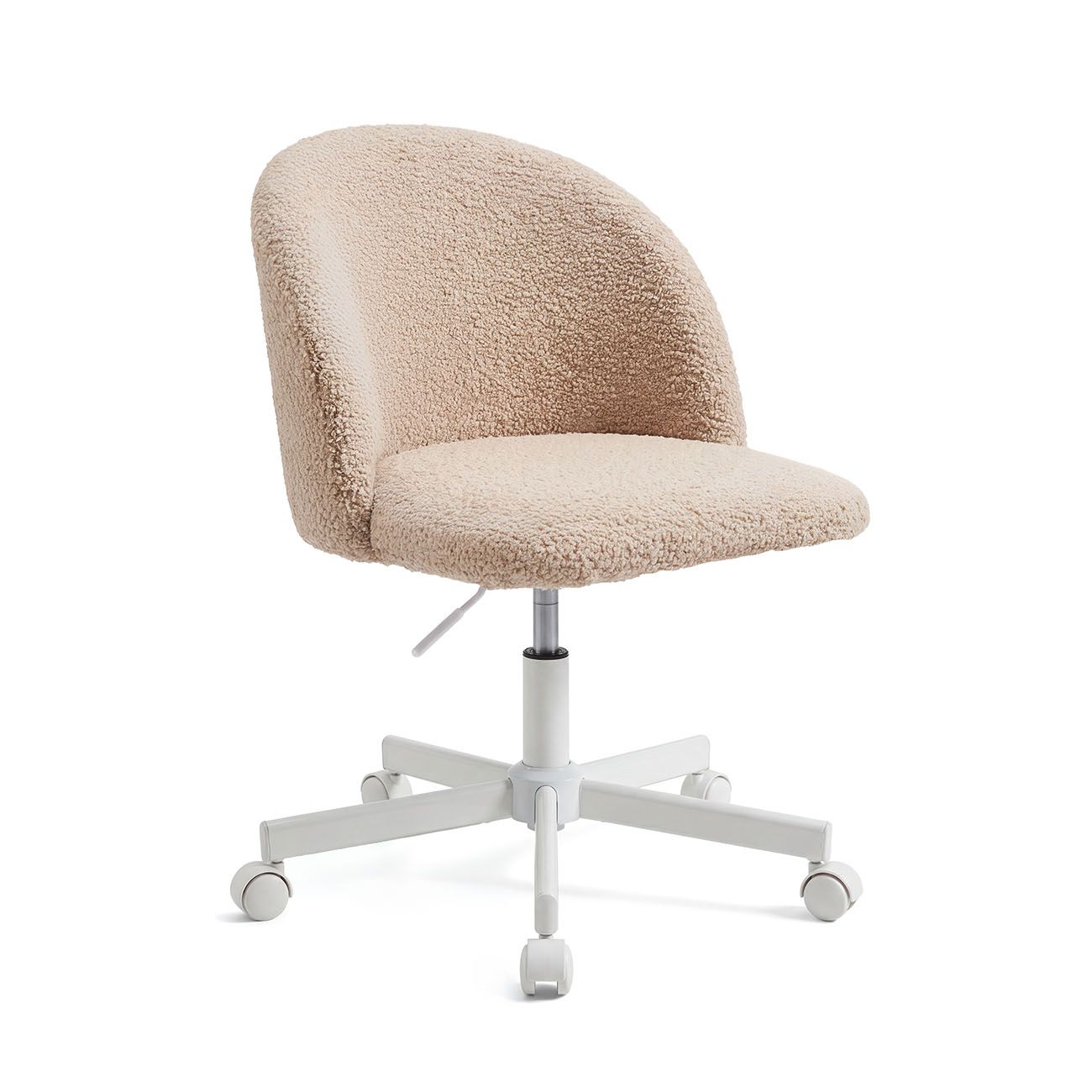 Silla de escritorio tapizada en borreguito 76-89,5 cm Candy