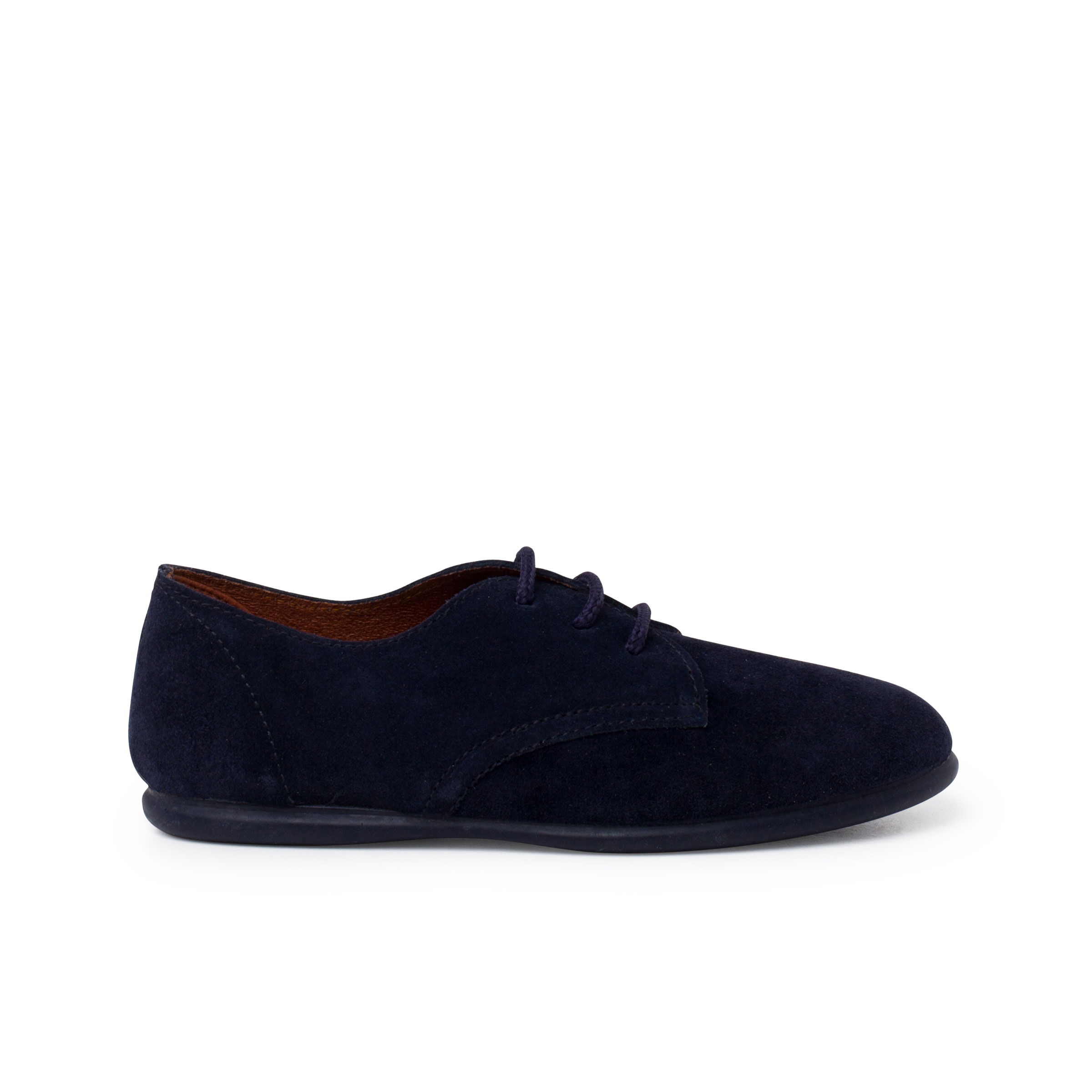 Zapatos Pisamonas Blucher Niños Serraje Cordones Gris