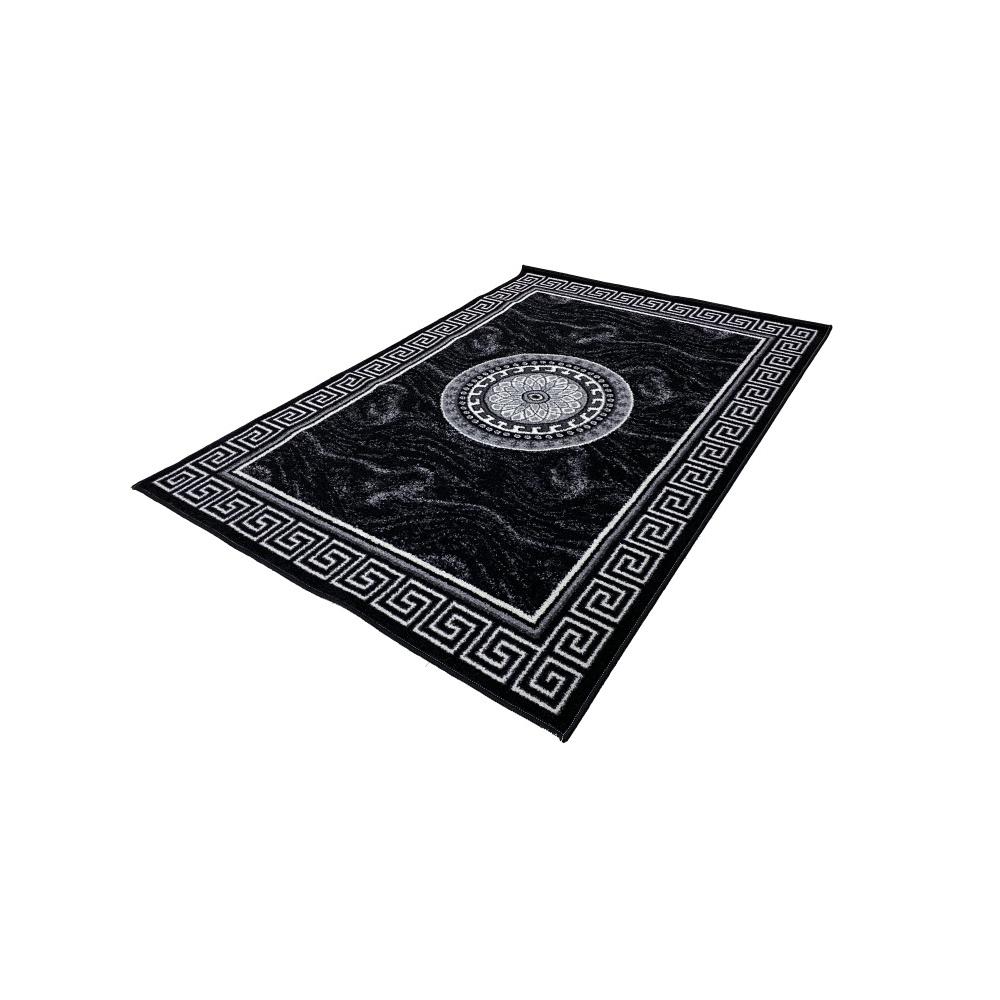 Alfombra de Hogar 100% Polipropileno 190 x 280 cm modelo OLIMPIA (Negro) - CREVICOSTA QUALITY MARK MARCAS DE CALIDAD