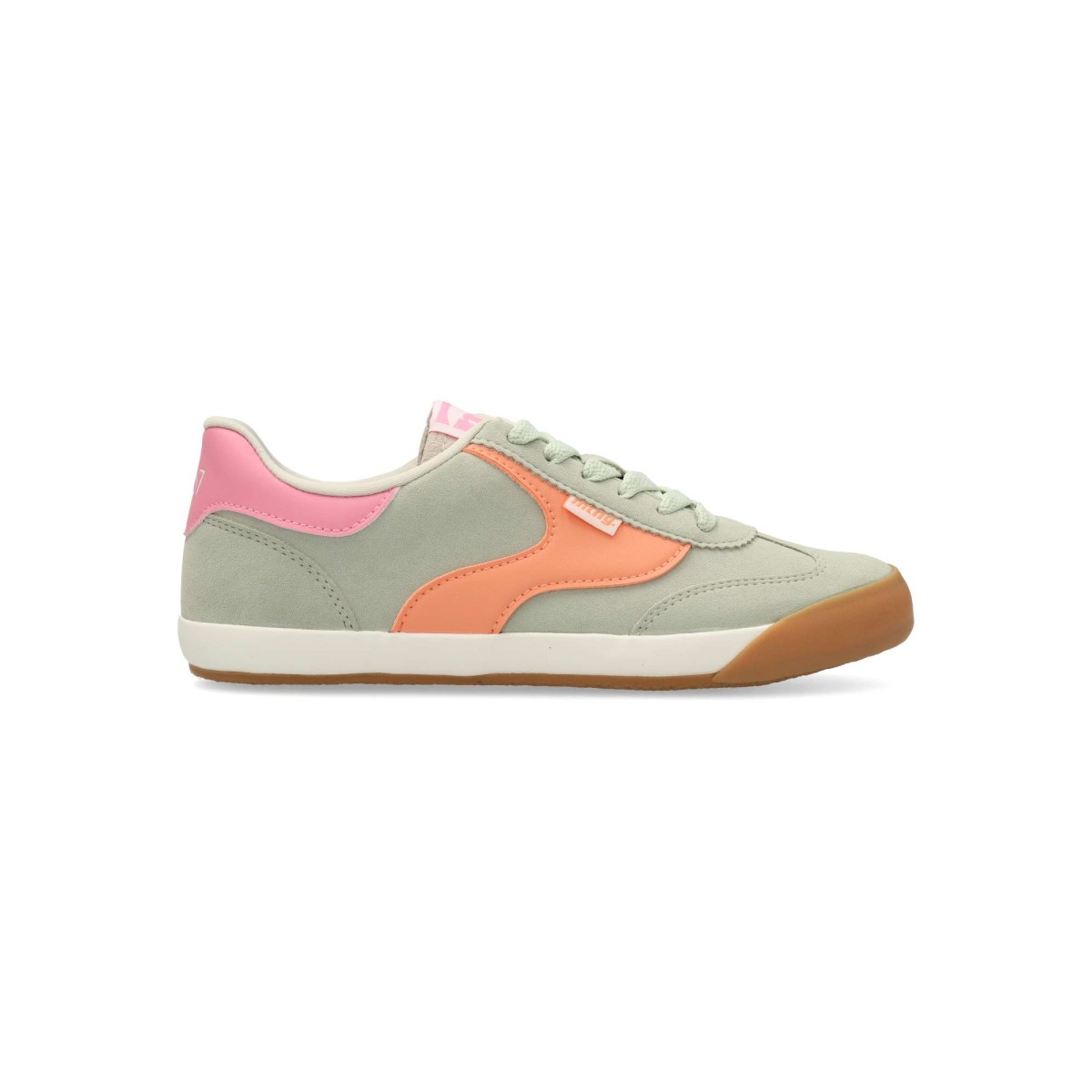 MTNG - Zapatillas deportivas veganas Court para mujer con suela de goma color caramelo y plantillas Starfit para máxima comodidad