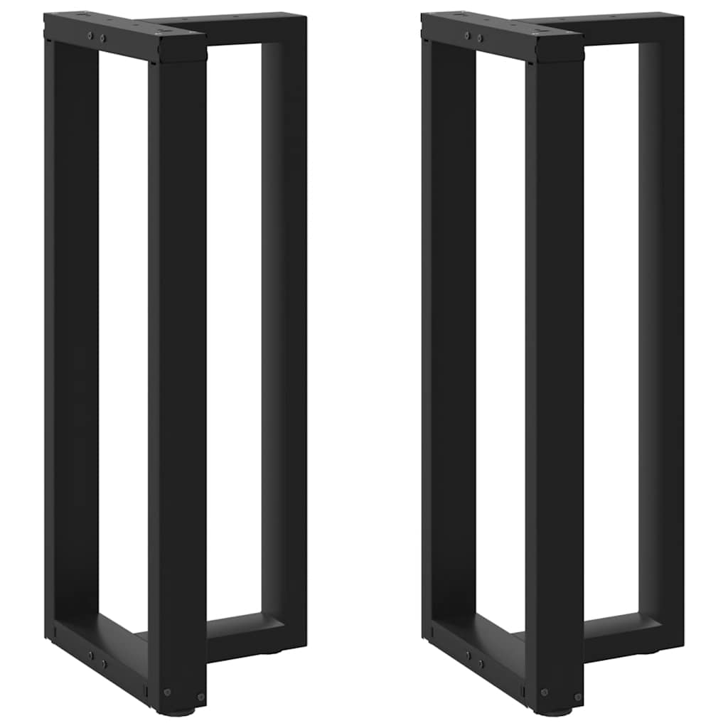 vidaXL Patas para mesa de bar en forma de T (2 unidades) 50 x 35 x (100-101) cm, acero