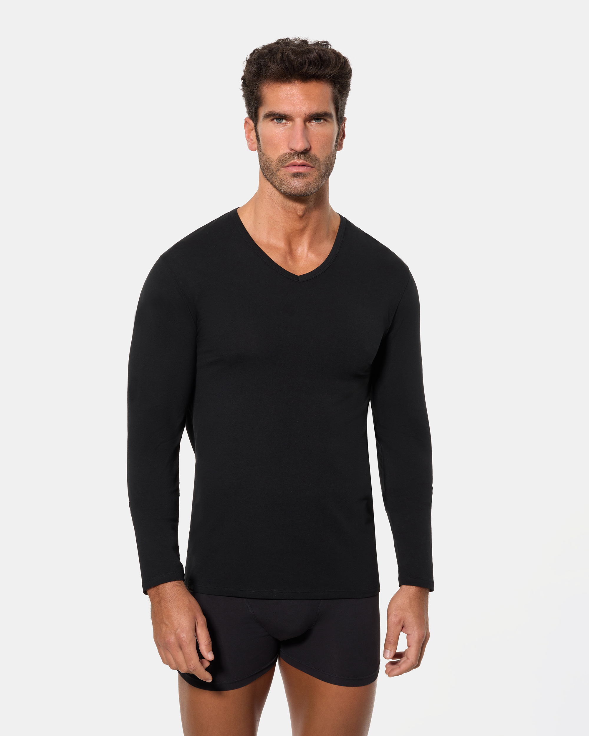 Abanderado Camiseta interior de hombre de manga larga