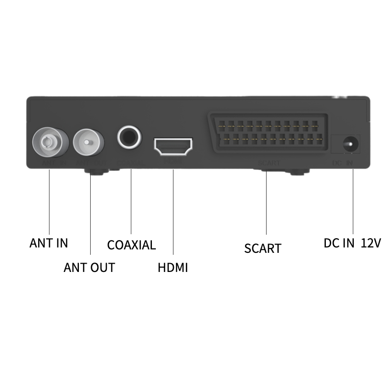 Receptor TDT ENGEL RT0420T2 - 1080p · 720p · 576p · HDMI · USB2.0