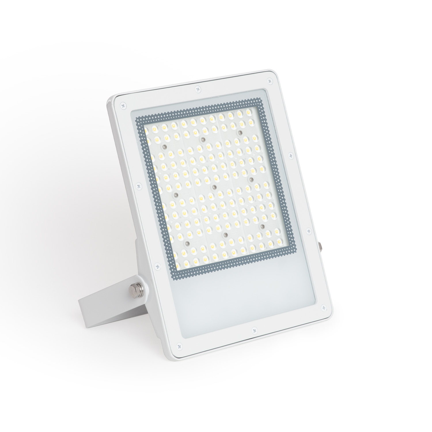 Ledkia Foco Proyector LED 100W 170 lm/W IP65 ELEGANCE Slim PRO Blanco 3000K 30º Blanco Cálido