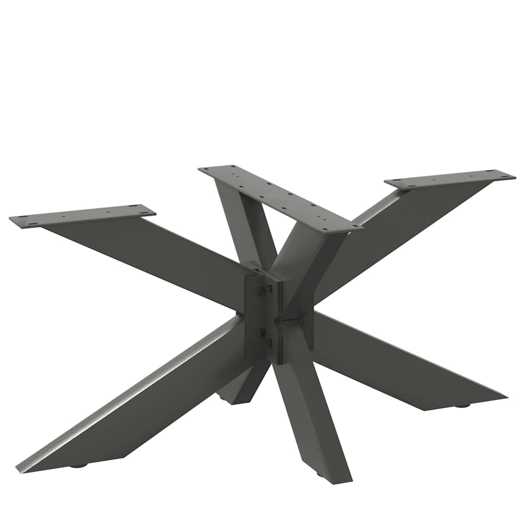 vidaXL Pata para mesa de centro con forma de araña 98 x 58 x (42-43) cm, acero