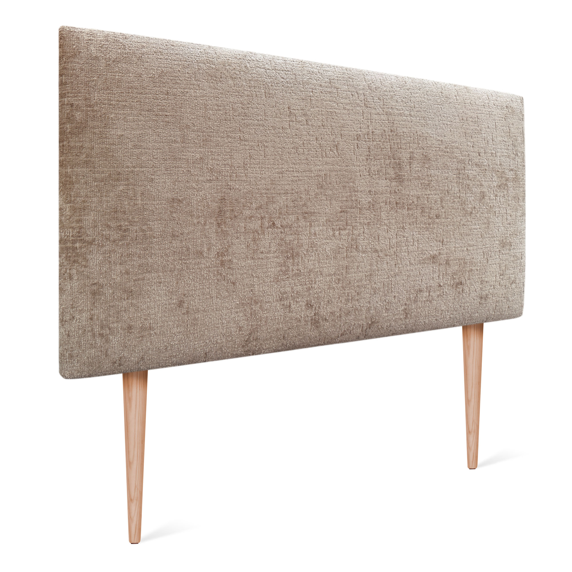 DHOME Cabecero en Lana Liso con Patas Alta Gama Moderno con 8cm Grosor