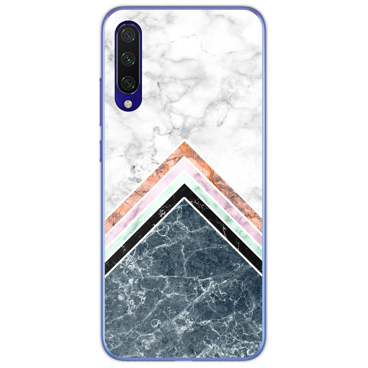 Tumundosmartphone Funda Gel Tpu para Xiaomi Mi 9 Lite diseño Mármol 05 Dibujos