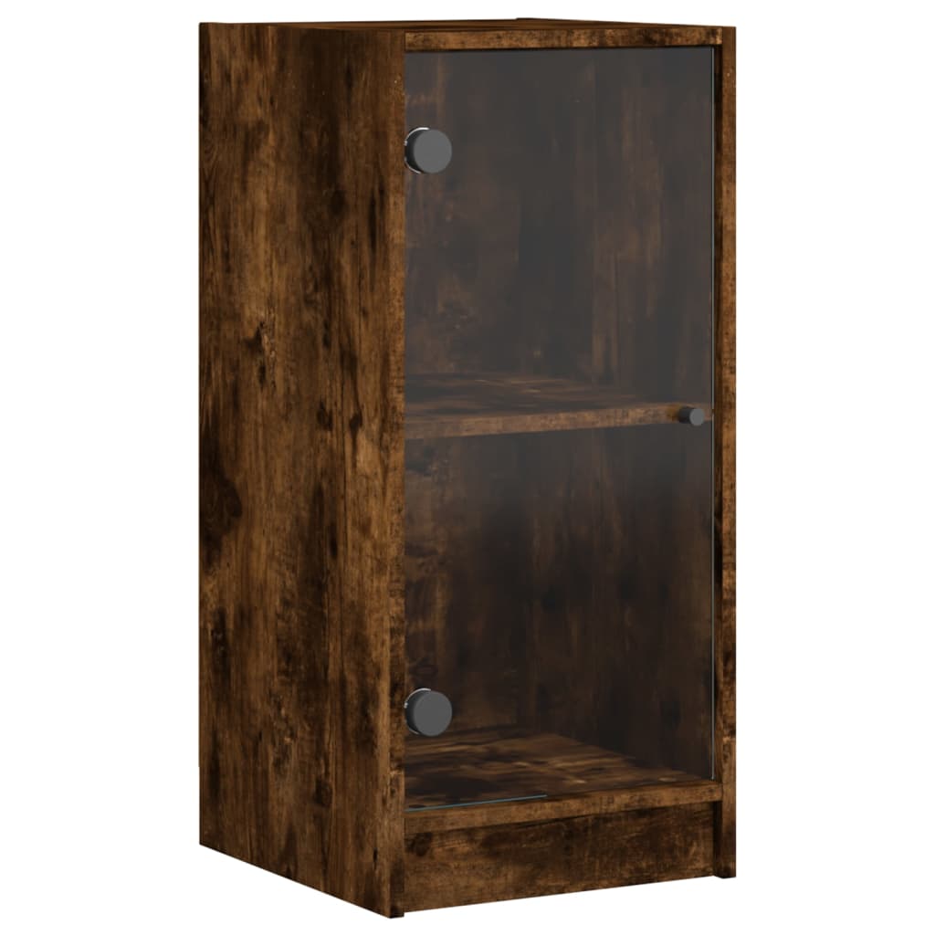 Vidaxl Armario Auxiliar Puertas de Vidrio 35x37x75,5 Cm