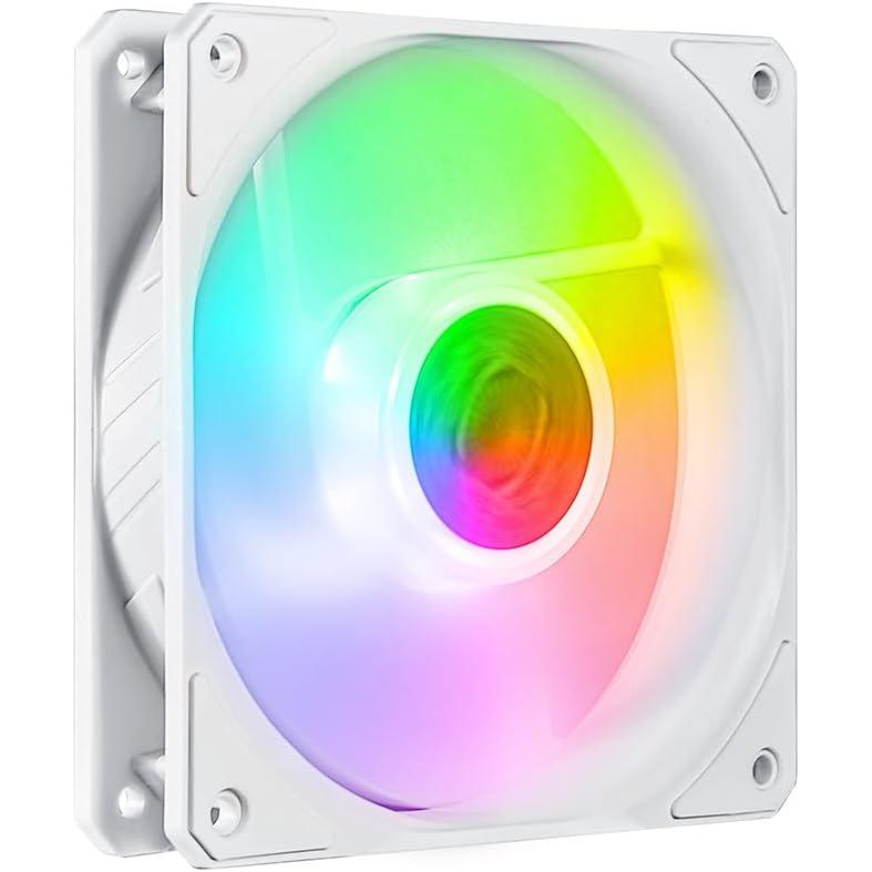 Cooler Master Sickleflow 120 ARGB Edición Blanca Ventilador de Caja y Refrigerador