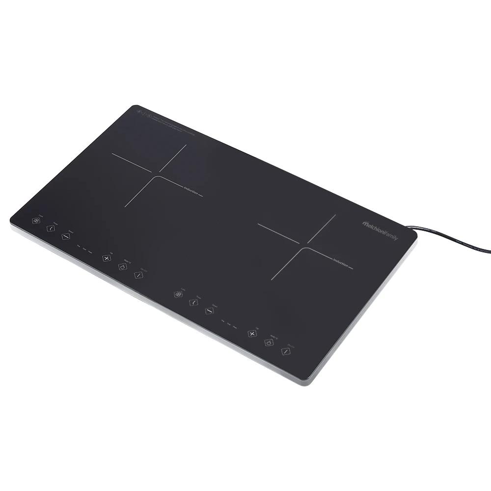 Placa de Inducción Portátil MELCHIONI FAMILY OBLIVION Pantalla Táctil, Control de Temperatura 80-240°C, Temporizador 3H y Bloqueo Infantil