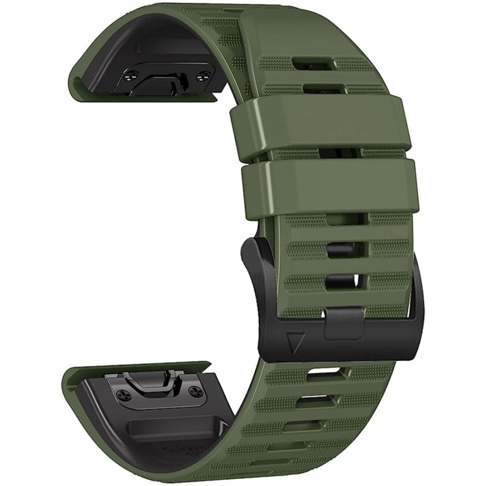 Correa de Silicona para Garmin Fenix 8 - 47mm / Fenix 7 / Fenix 6 / Forerunner 935 / Approach S60, Banda Deporte Conectores Quickfit 22mm