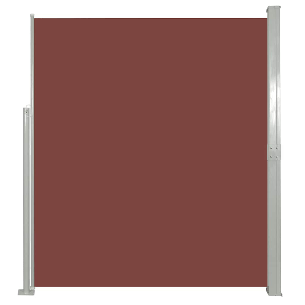 vidaXL Toldo lateral retráctil 160x500 cm marrón