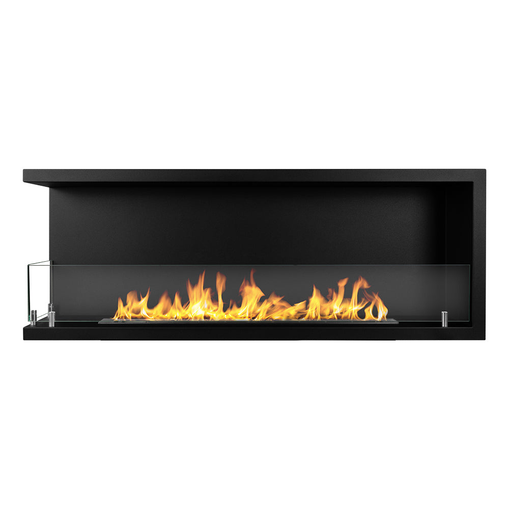 Chimenea de bioetanol de esquina empotrada biochimenea de esquina 120x45 SUTRI 120 SX