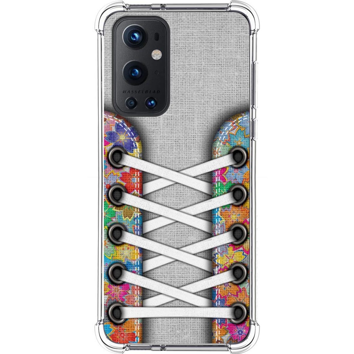 Tumundosmartphone Funda Silicona Antigolpes para OnePlus 9 Pro 5G diseño Zapatillas 04 Dibujos