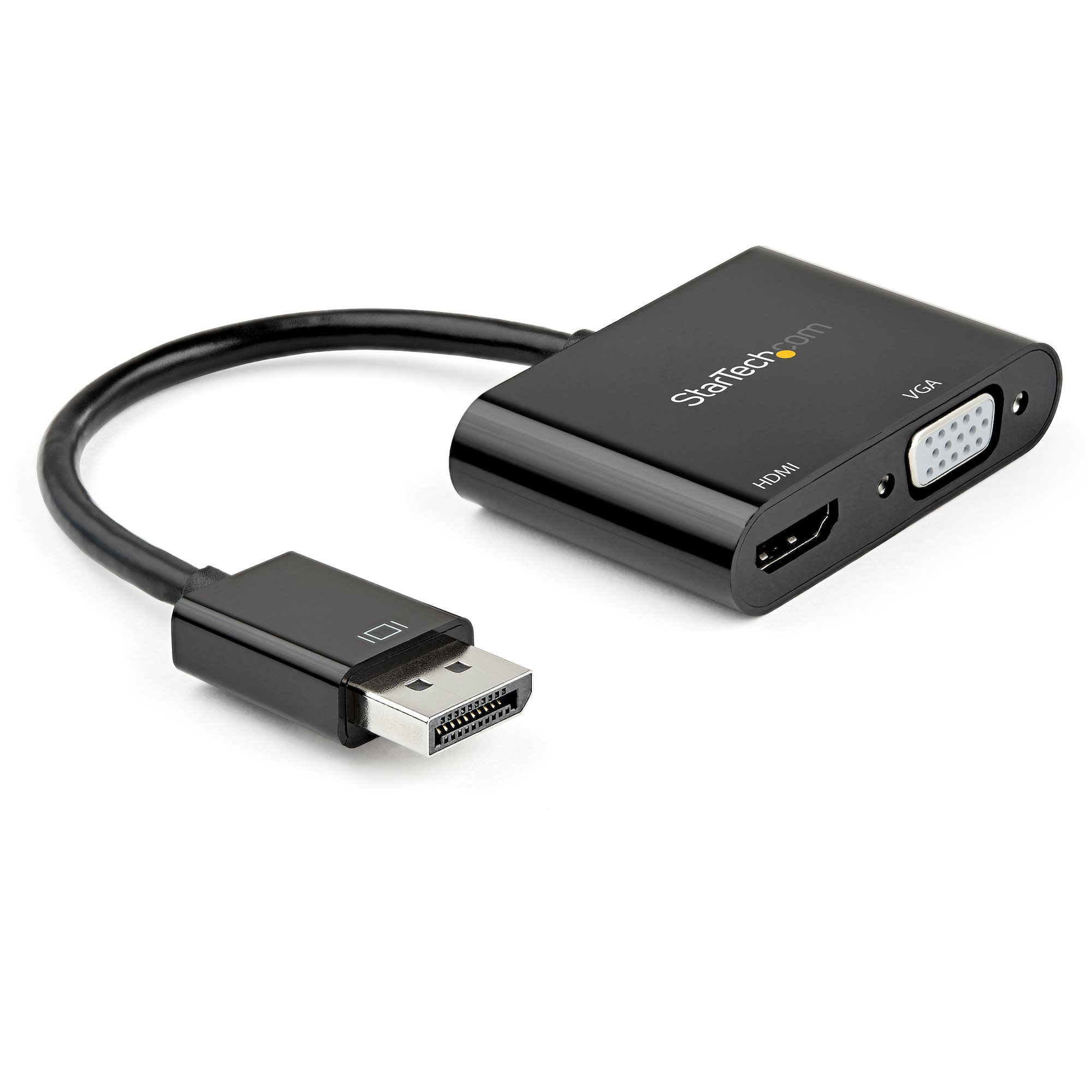 StarTech.com Adaptador DisplayPort a HDMI y VGA - 4K 60Hz