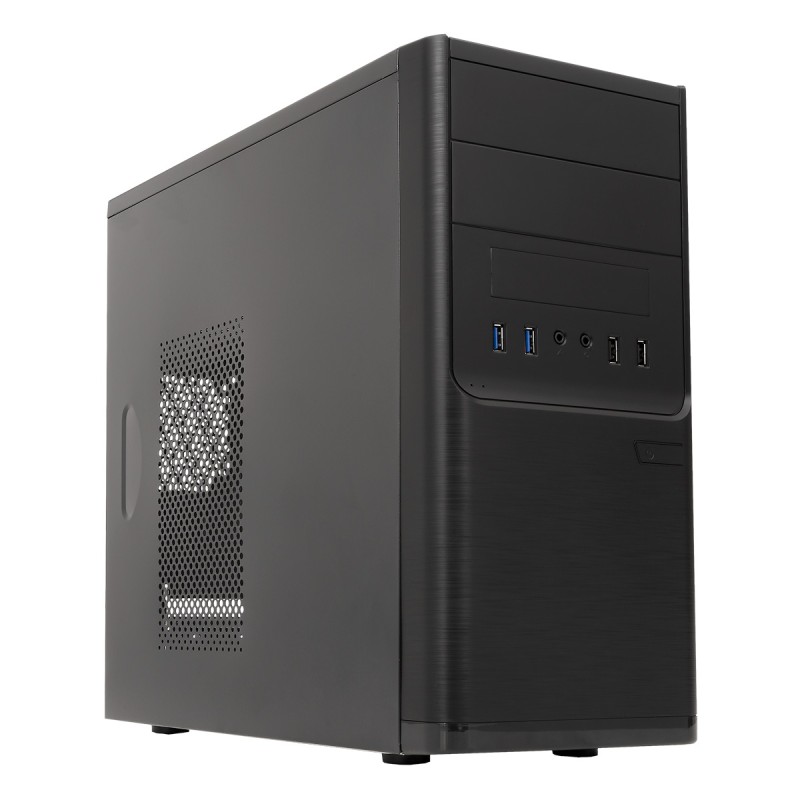Caja UNYKA Dark Shadow 500W USB2/3 mATX Negra (52082)