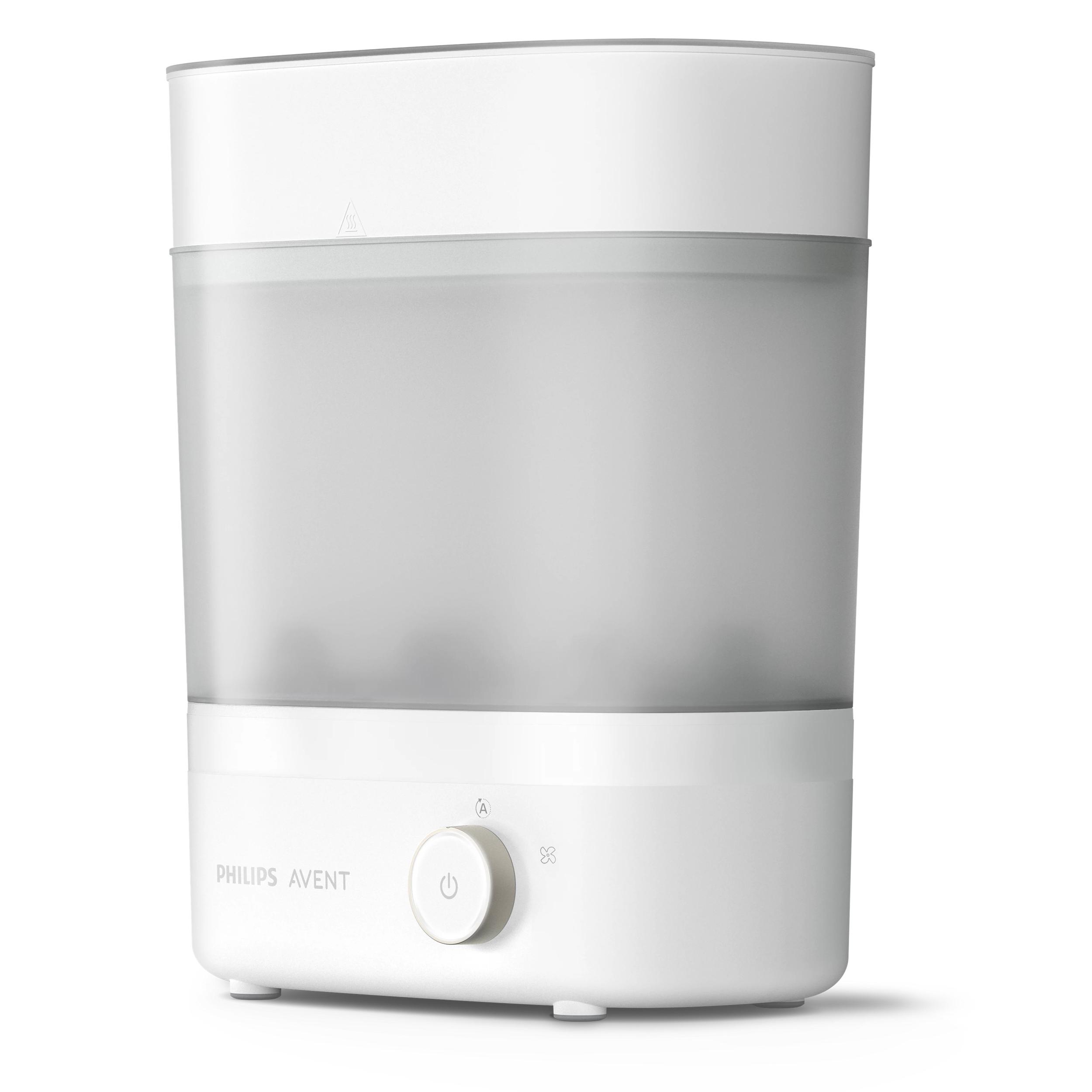 Philips Avent SCF293/00 Esterilizador y secador de biberones Premium, Esterilice, seque y almacene, de 0 a 6 meses, Esterilice y seque en 40 min