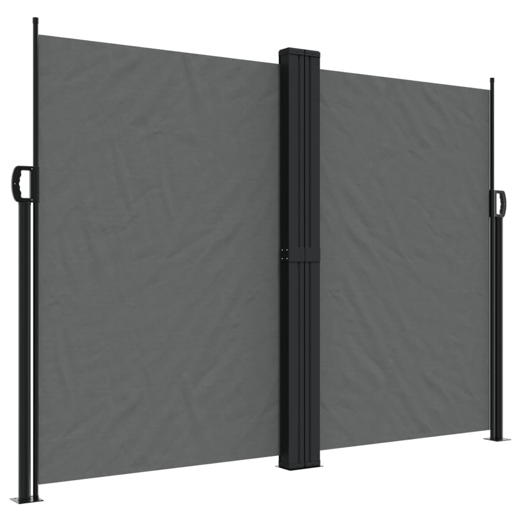 vidaXL Toldo lateral retráctil gris antracita 180x1000 cm