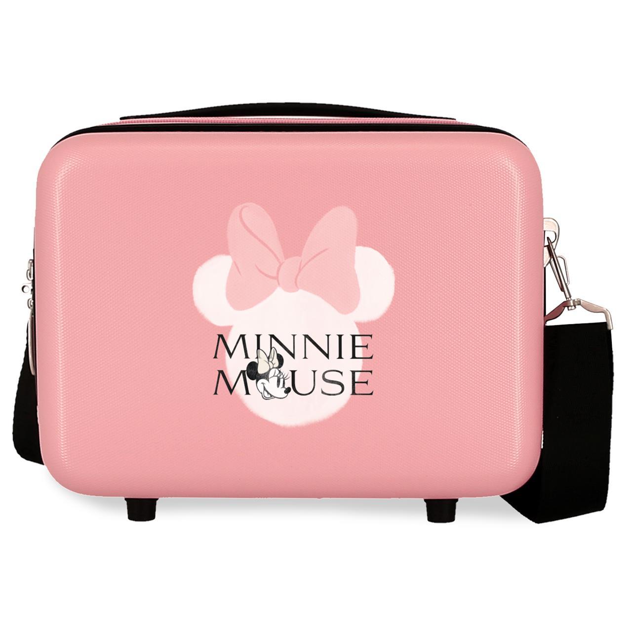Neceser ABS Disney Minnie Heads con capacidad de 9L Nude