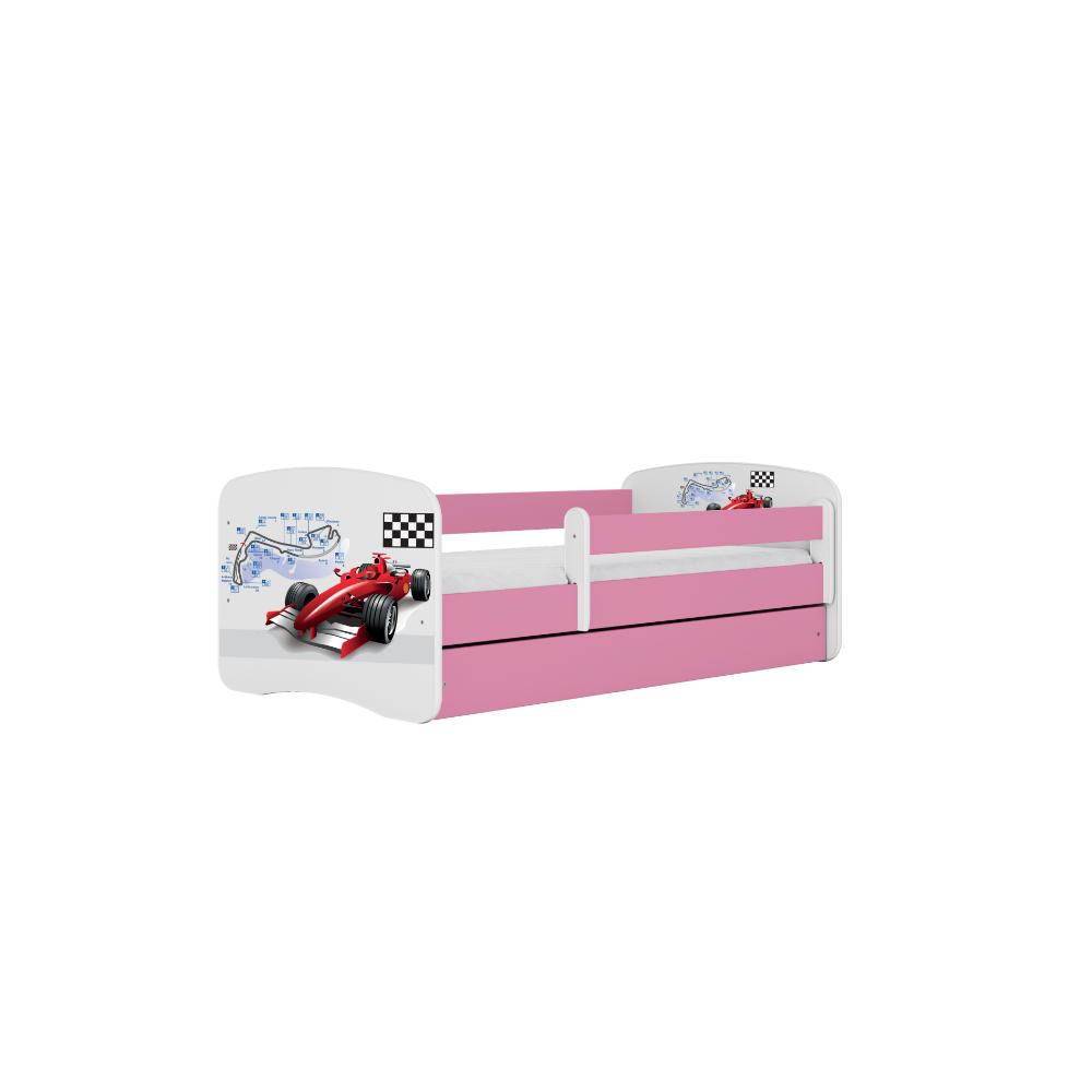 Cama 140 x 70 cm Kocot Kids com gaveta Babydreams Formula Pink