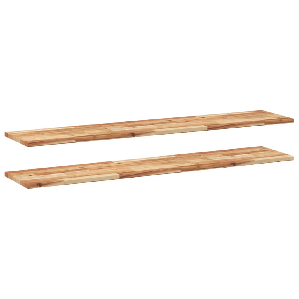 Vidaxl Estante Flotante Madera Acacia 120x30x2 Cm Marrón