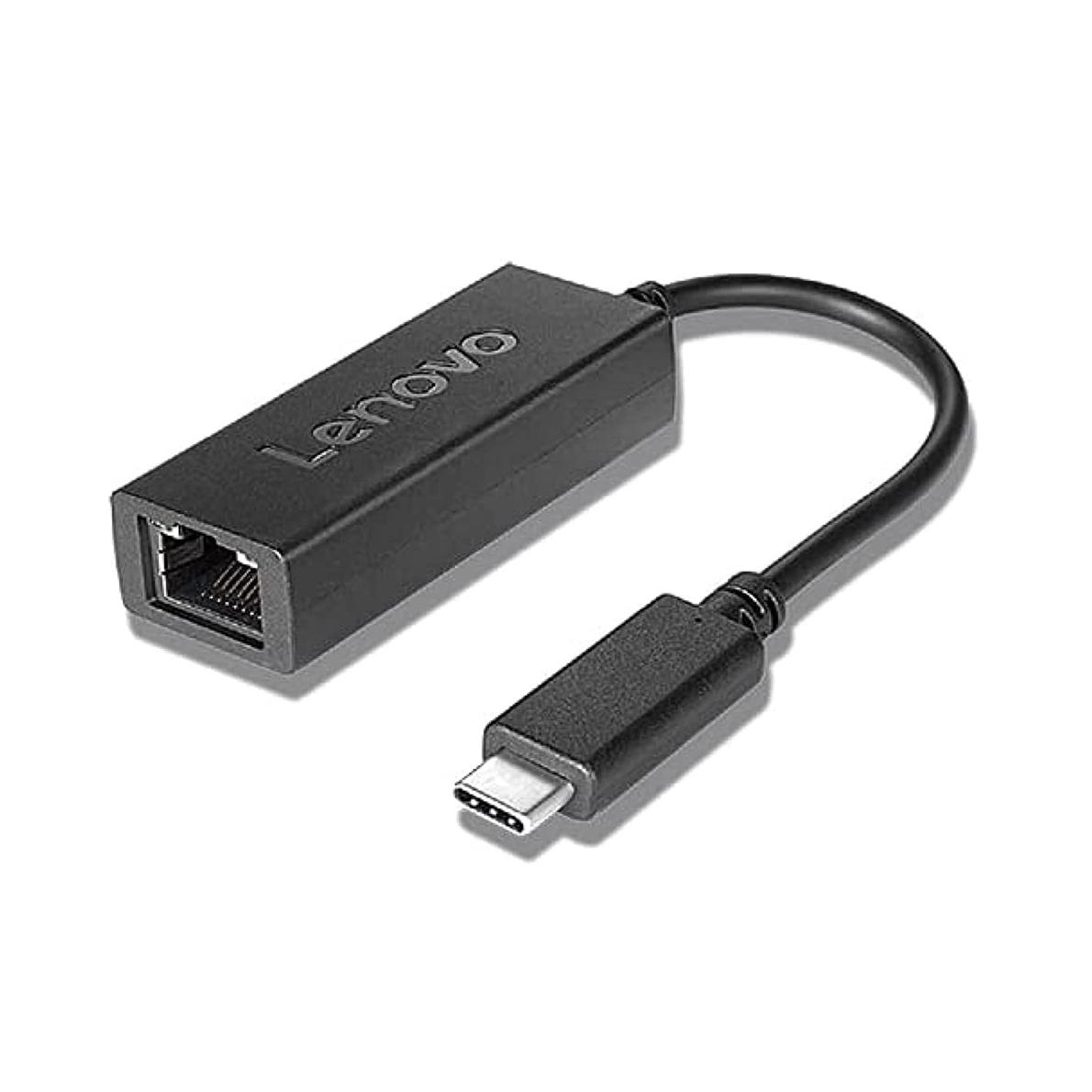 Lenovo USB-C a Ethernet Adaptador Cable,Paquete con Bolsa de PE