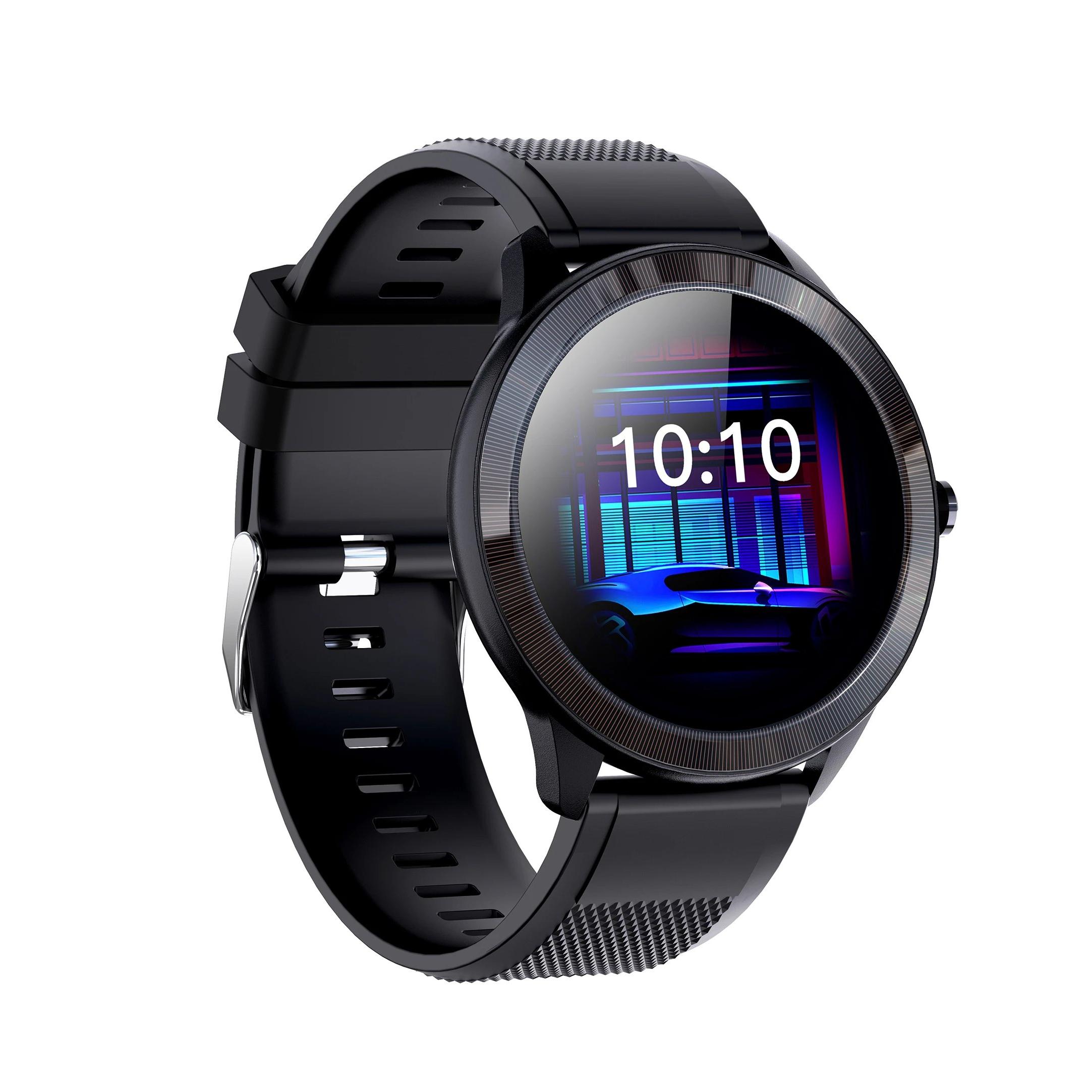 Reloj SmartWatch LEOTEC DIGITAL LIFESTYLE LESW32K  | 3,25 cm (1.28") Pulgadas, Táctil, Monitor Cardíaco, Full Touch Color